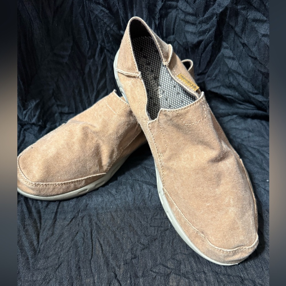 Columbia Tan Slip-On Loafers